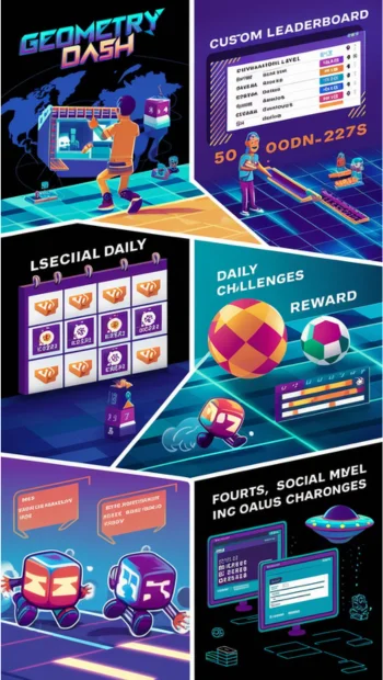 Geometry Dash APK - Online Features and Multiplayer Options