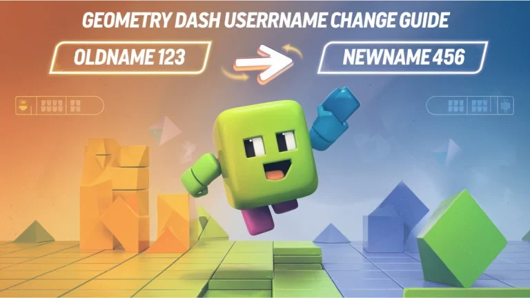 Cambiar el nombre de usuario de Geometry Dash - Imagen destacada