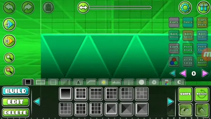 cargar un nivel de Geometry Dash 1